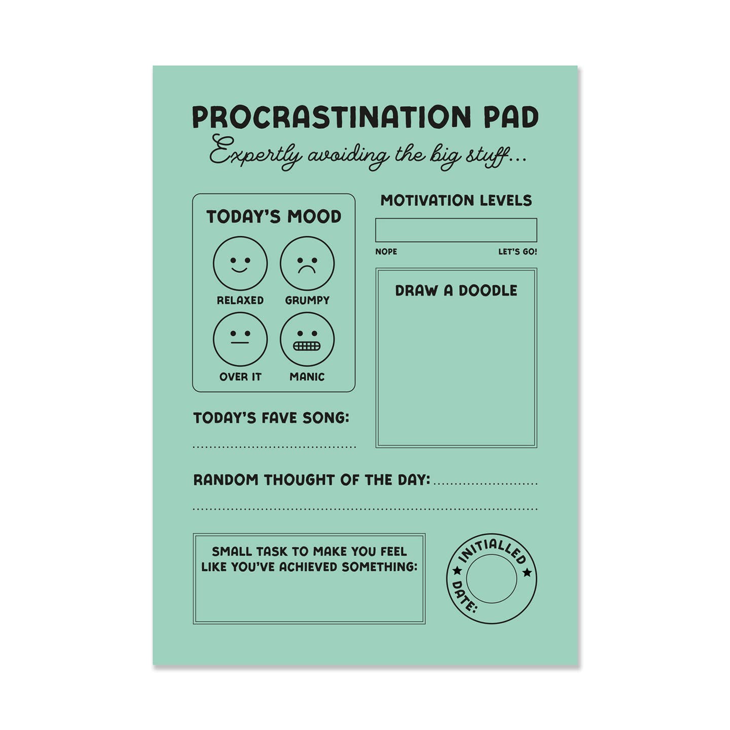 Procrastination Pad A6