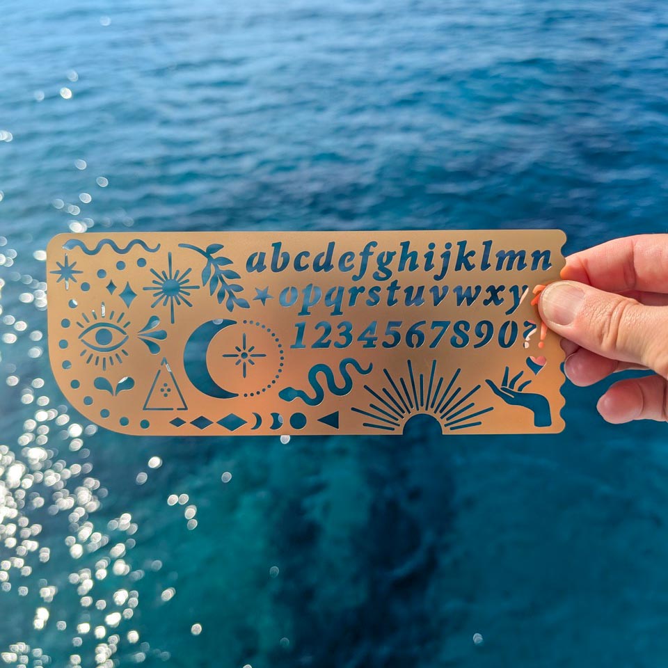 Celestial & Mystic Stencil & Drawing Tool