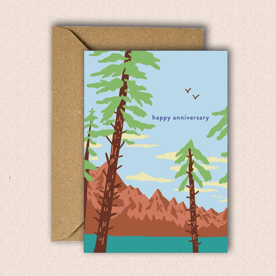 Happy Anniversary Outdoors Card