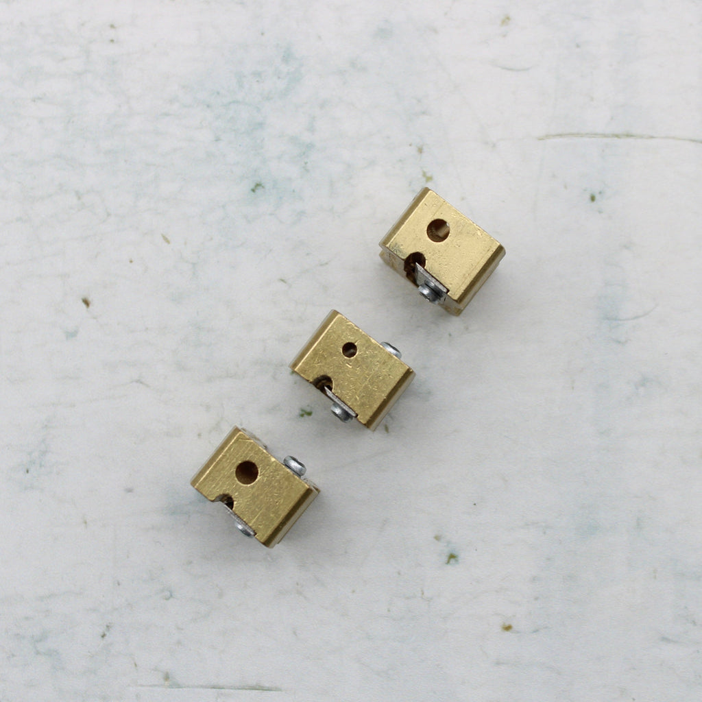 M&R Solid Brass Pencil Sharpener for 2 leads (2.0mm & 3.2mm)