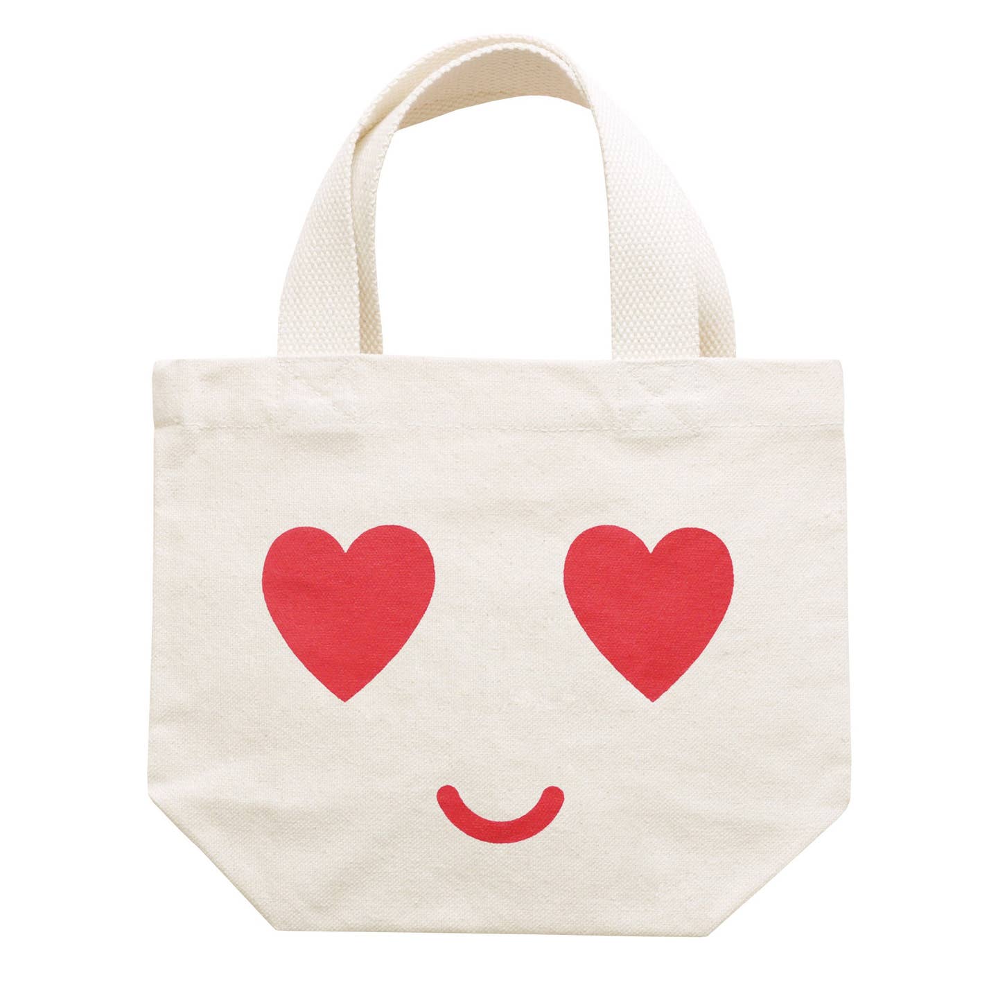 Heart Eyes - Little Canvas Bag