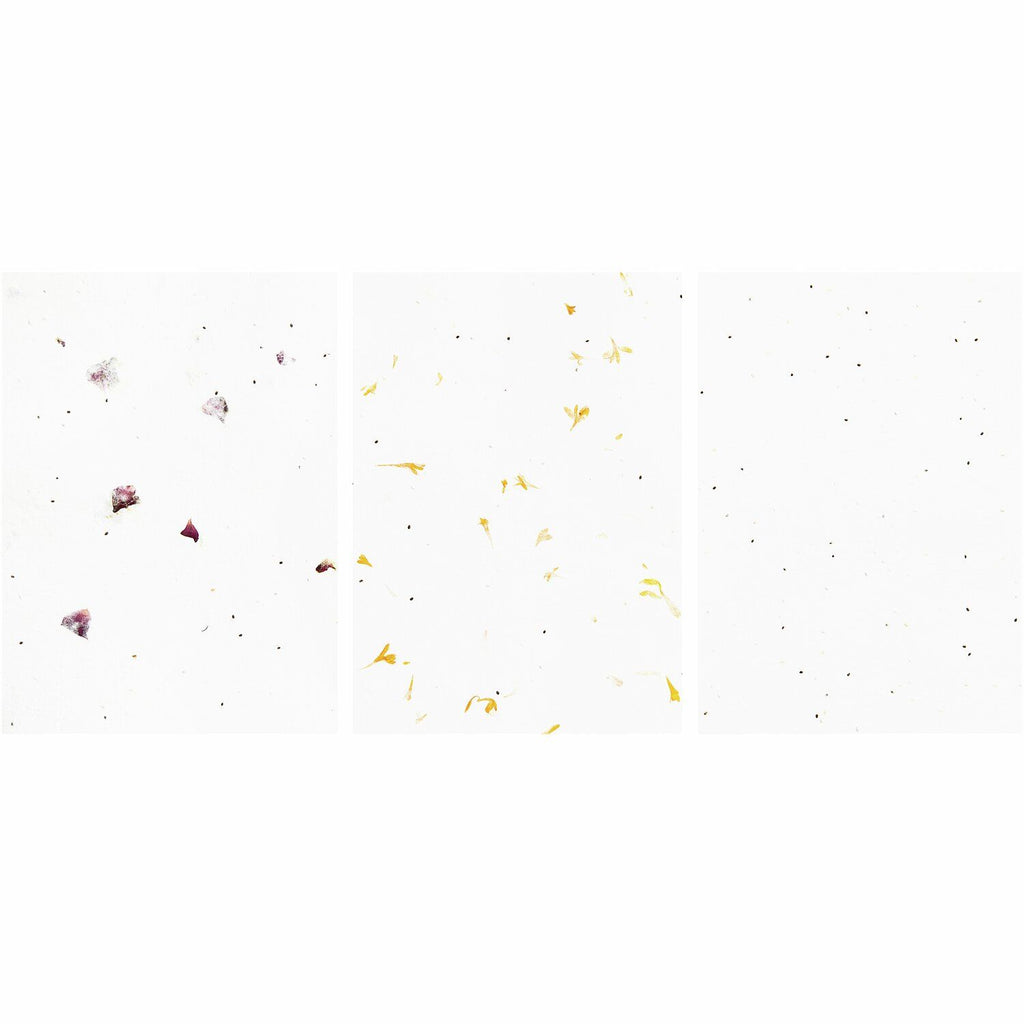 Handmade Cotton Paper Pad - 7 sheets - A4 - 200g