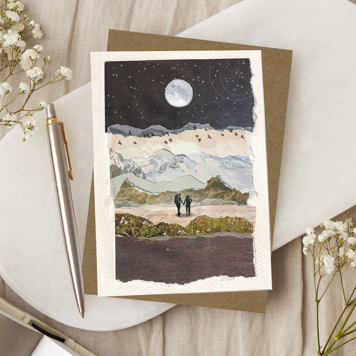 Couples Night Sky Adventure Card