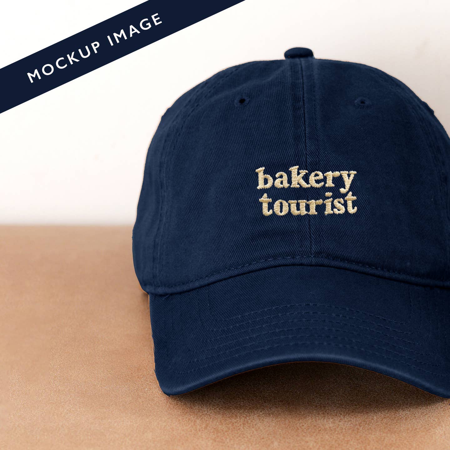 Bakery Tourist - Cotton Baseball Cap - Navy