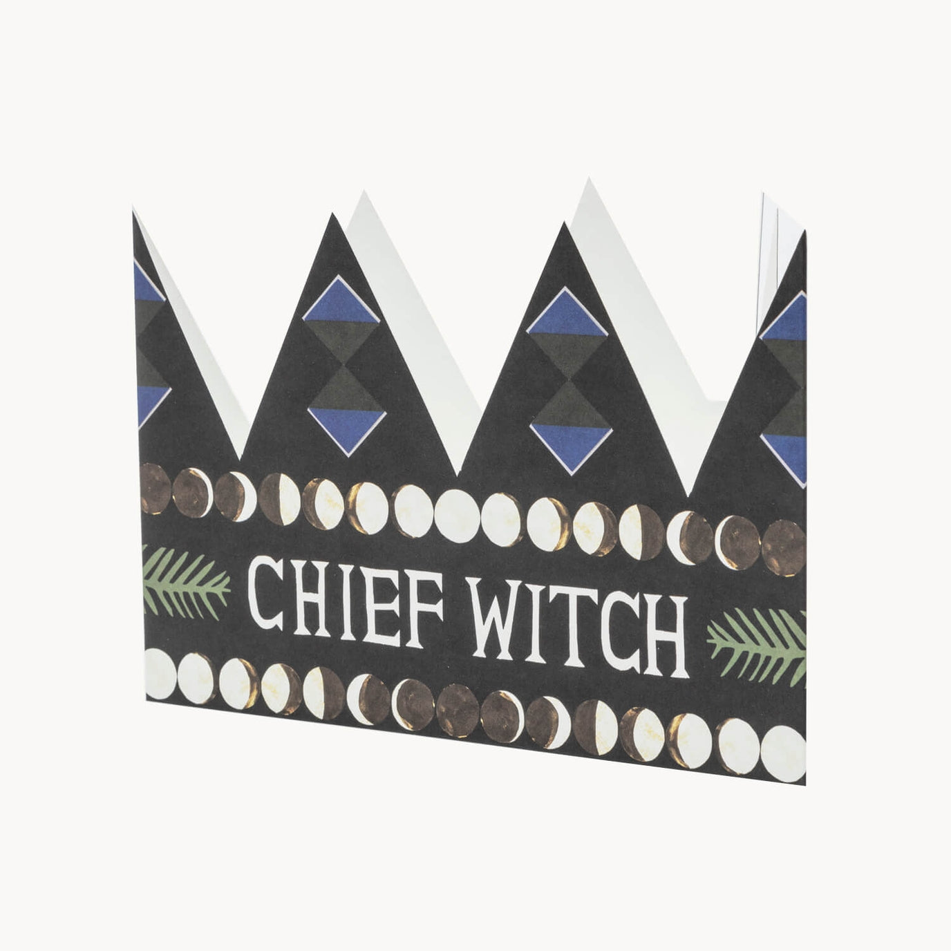 Chief Witch Party Hat Card