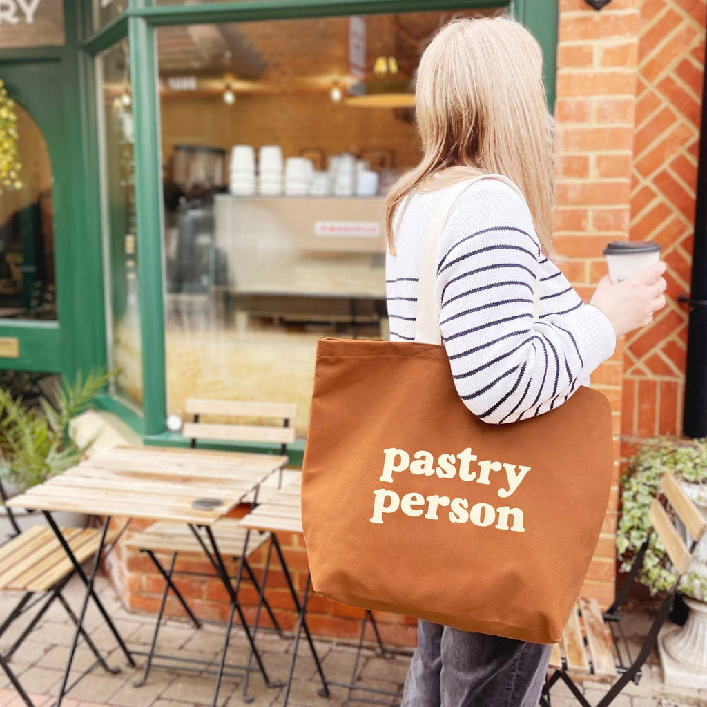 Pastry Person - Tan Tote Bag
