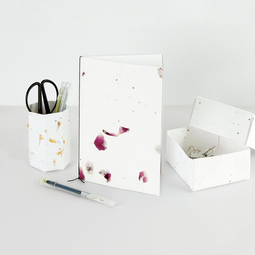 Handmade Cotton Paper Pad - 7 sheets - A4 - 200g