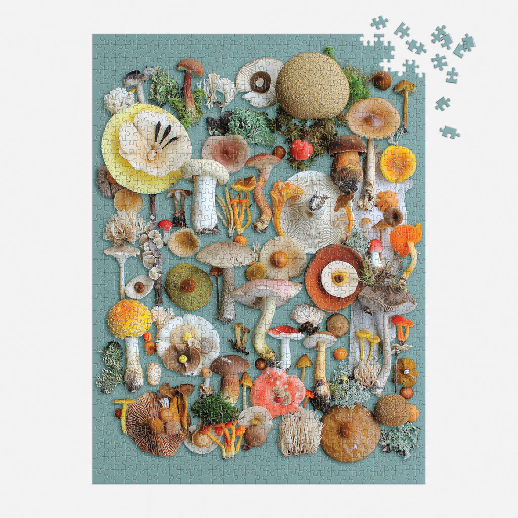 Foraged Mushrooms 1000 Piece jigsaw puzzle