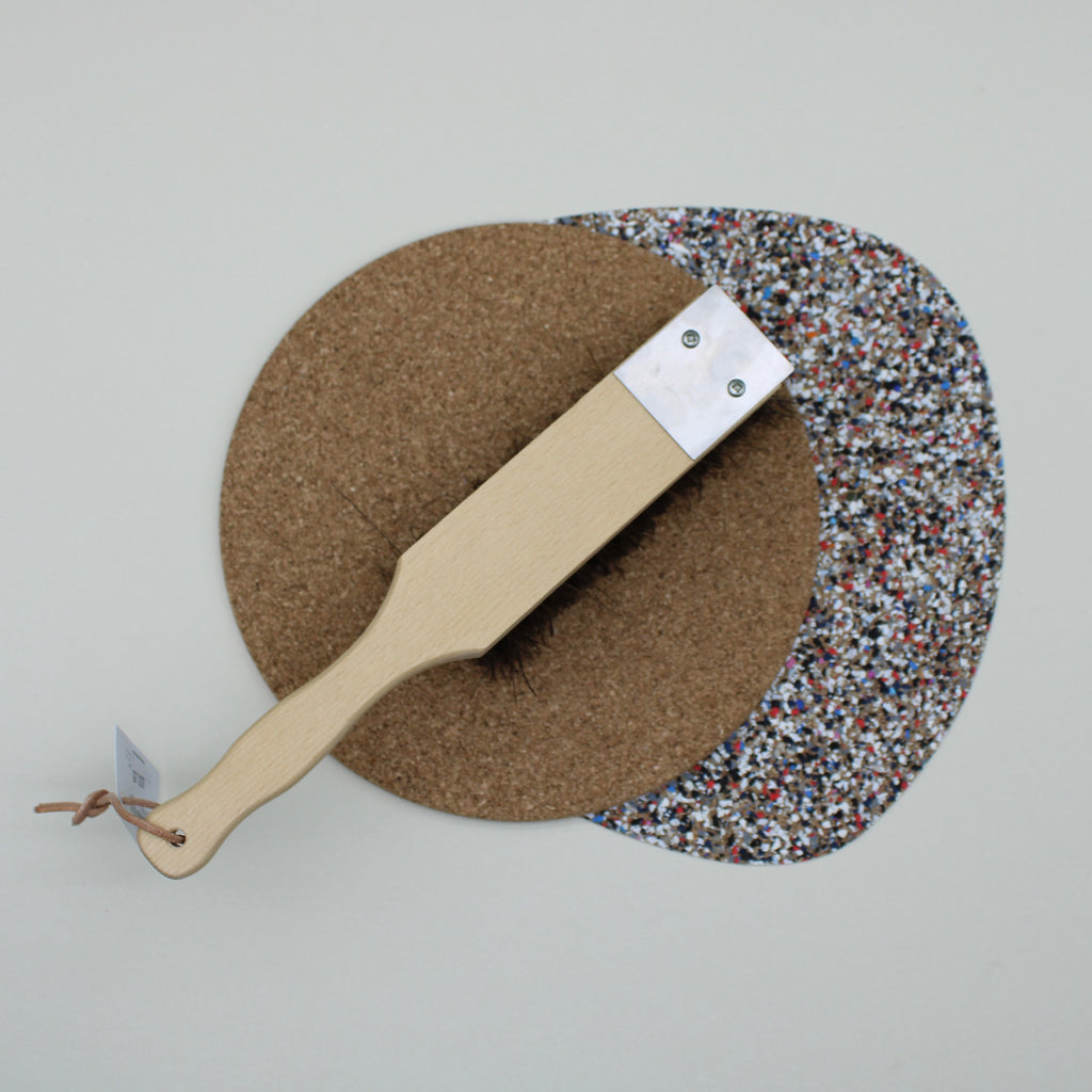 Garden Brush with Stainless Steel Scraper