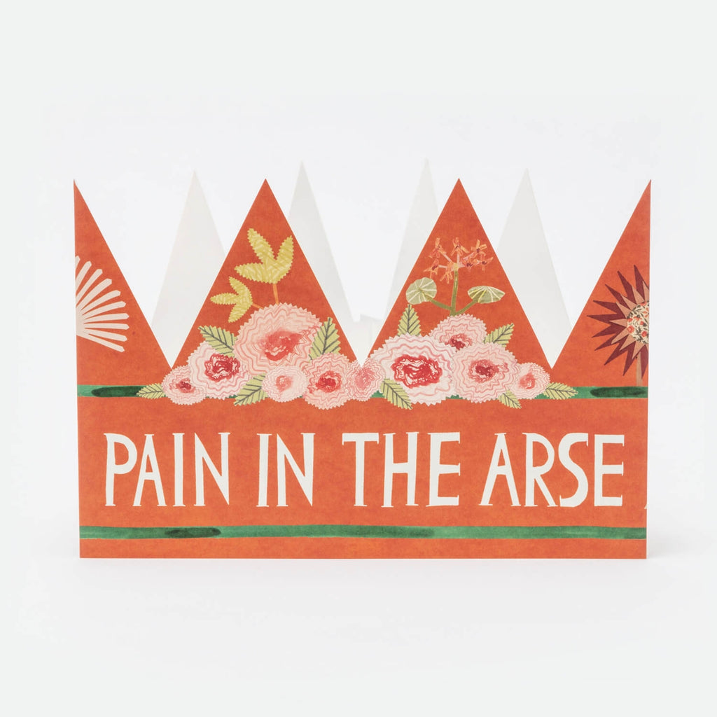 Pain in the Arse Party Hat Card