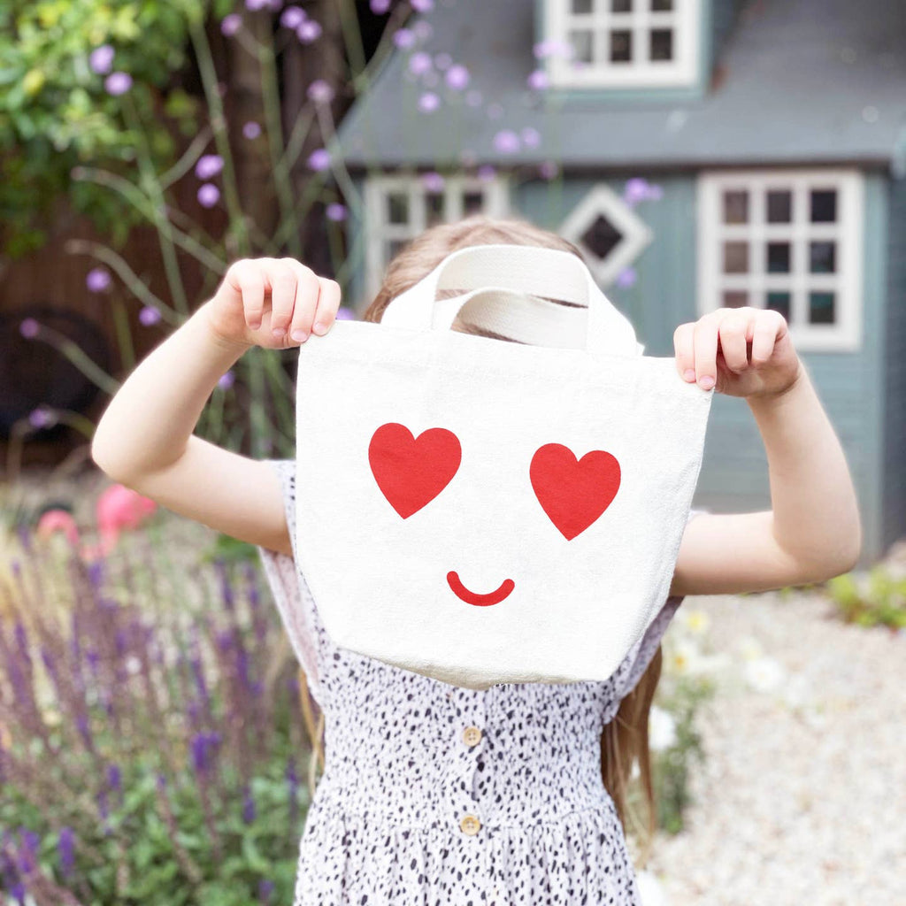 Heart Eyes - Little Canvas Bag