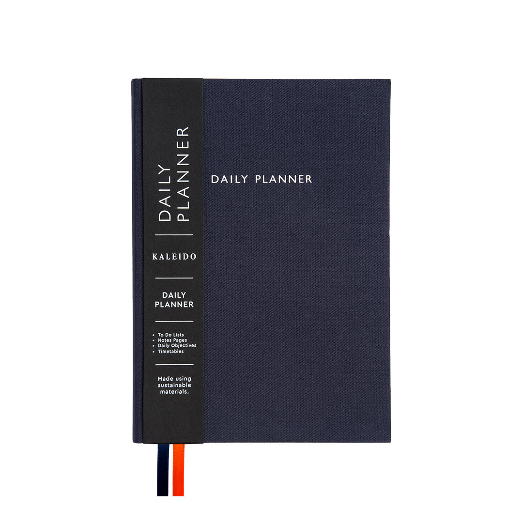 Off Black Fabric Daily Planner (A5)