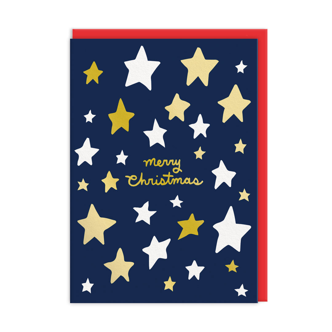 Merry Christmas Stars Card