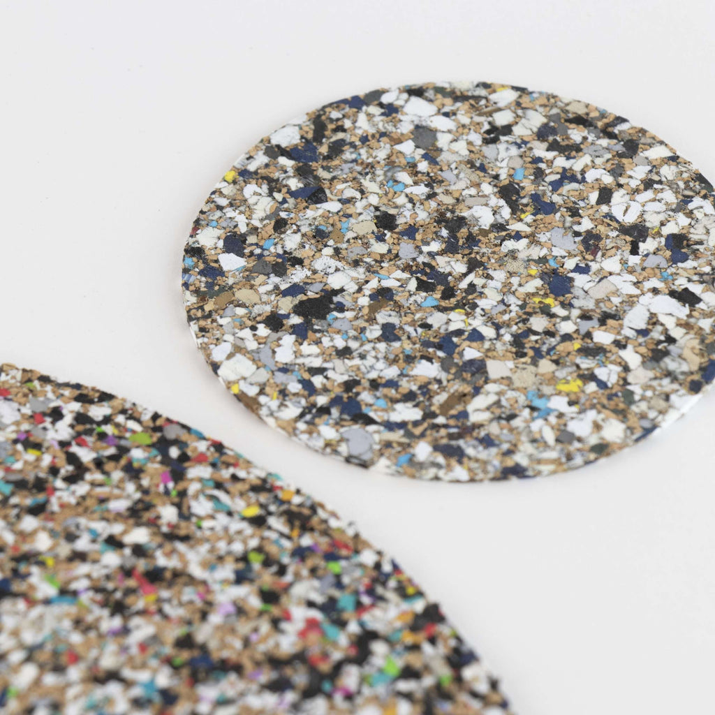 Beach Clean Round Coasters - Set of