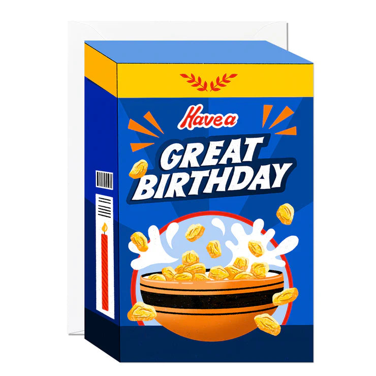 Great Birthday Cereal card