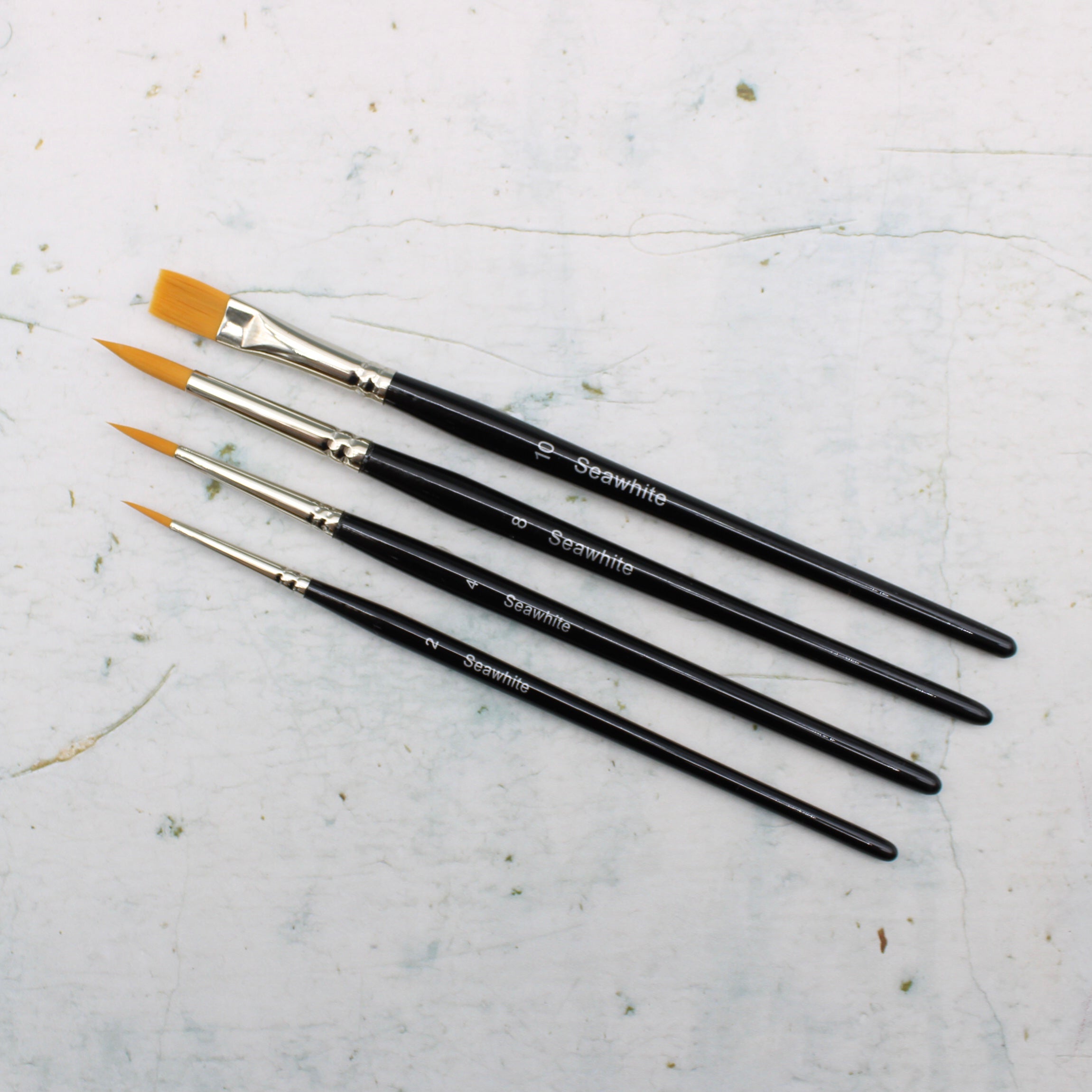 Golden Synthetic Brush Set