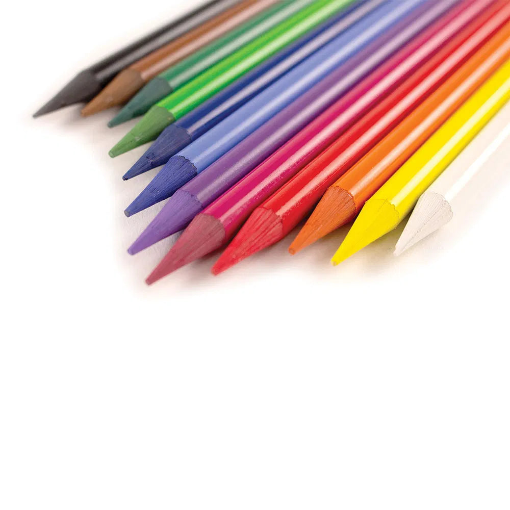 Progresso Solid Coloured Pencil Set - Box of 12