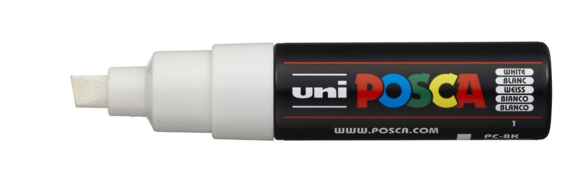 Posca Paint Marker Broad Chisel, 8mm Tip