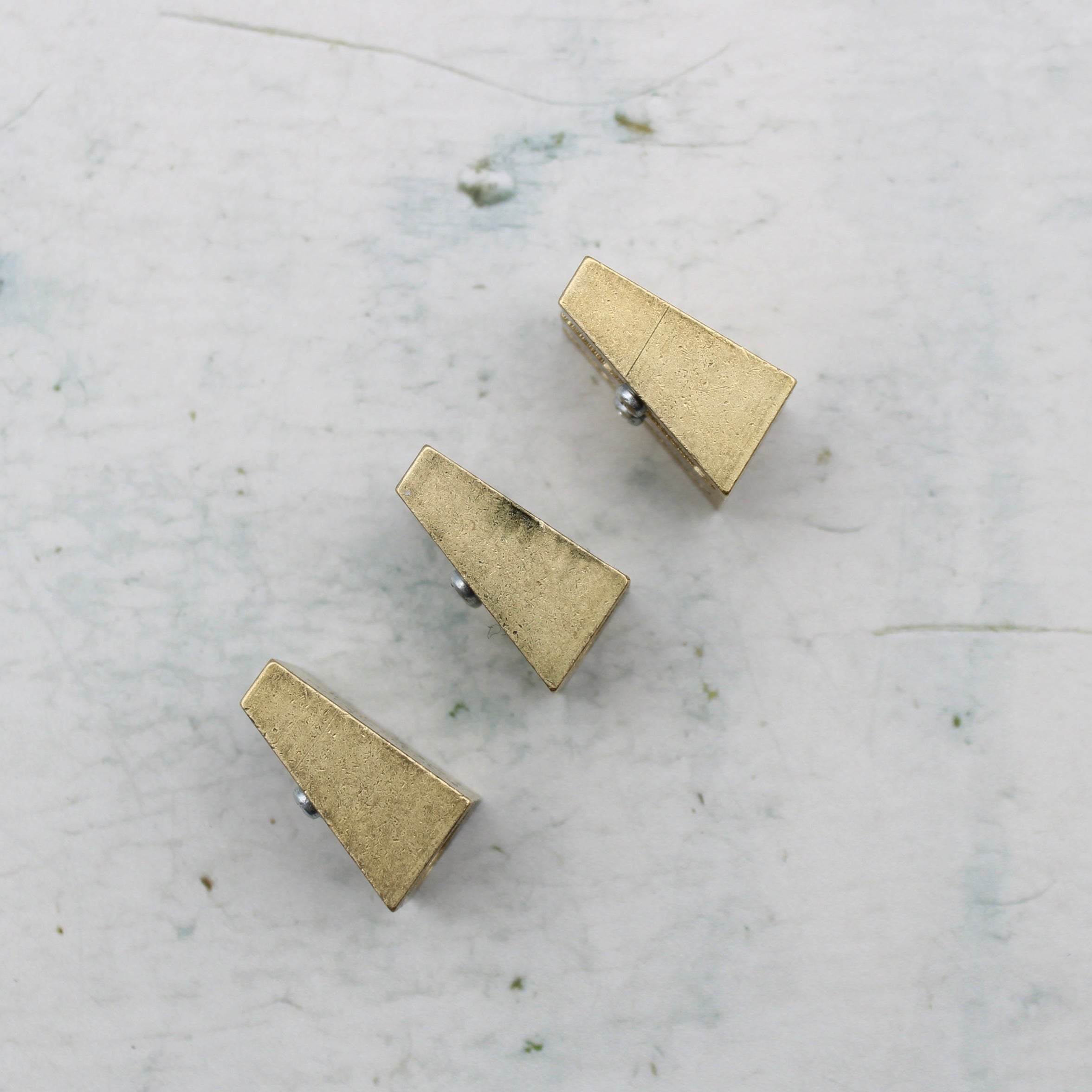 M&R Solid Brass Vertex Pencil Sharpener