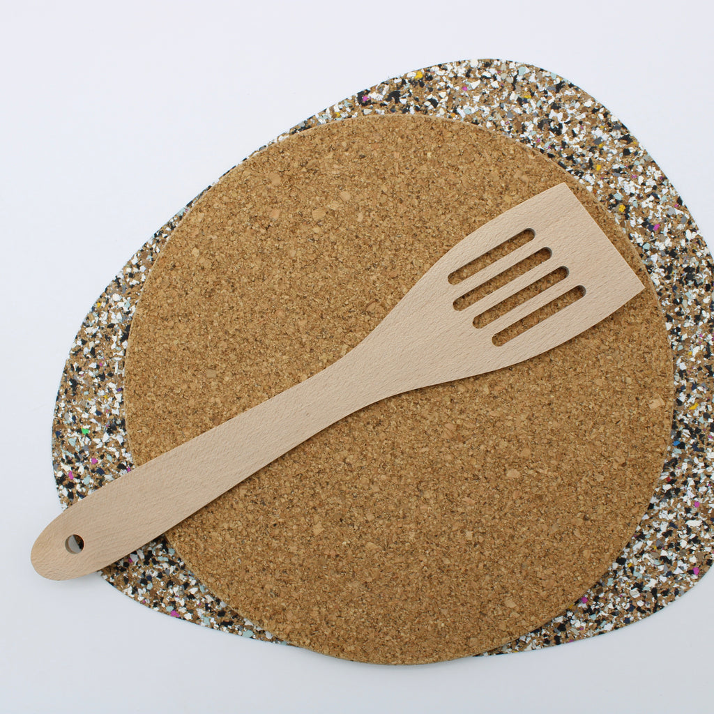 Wooden Slotted Spatula