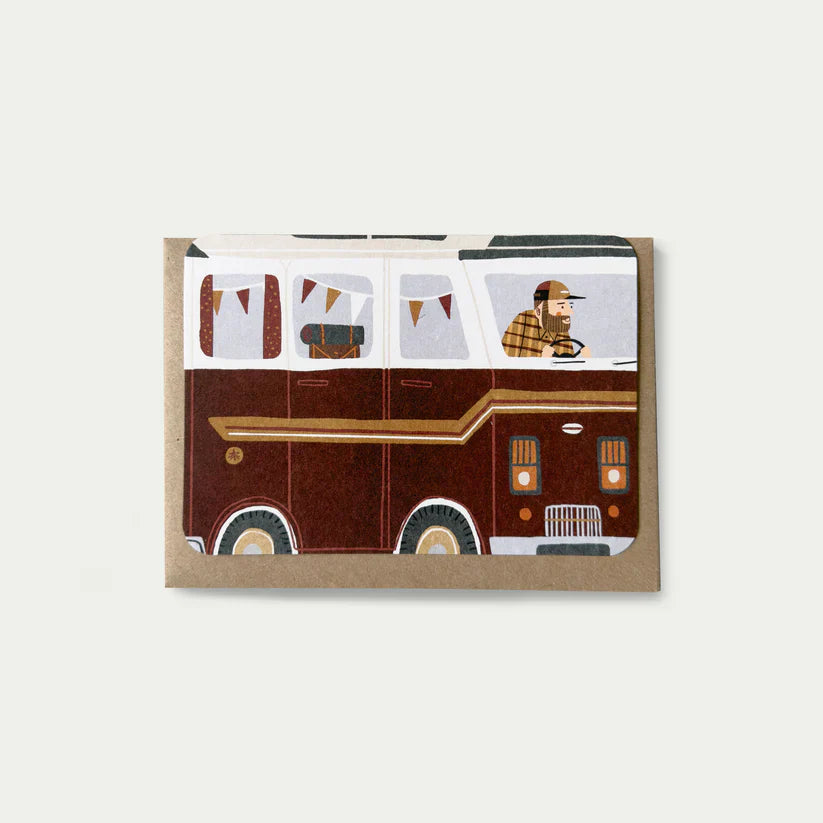 Campervan No.2 Greetings Card
