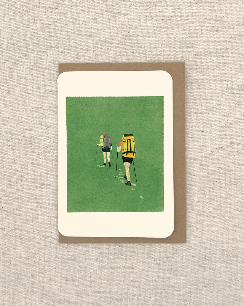 Two Hikers Card
