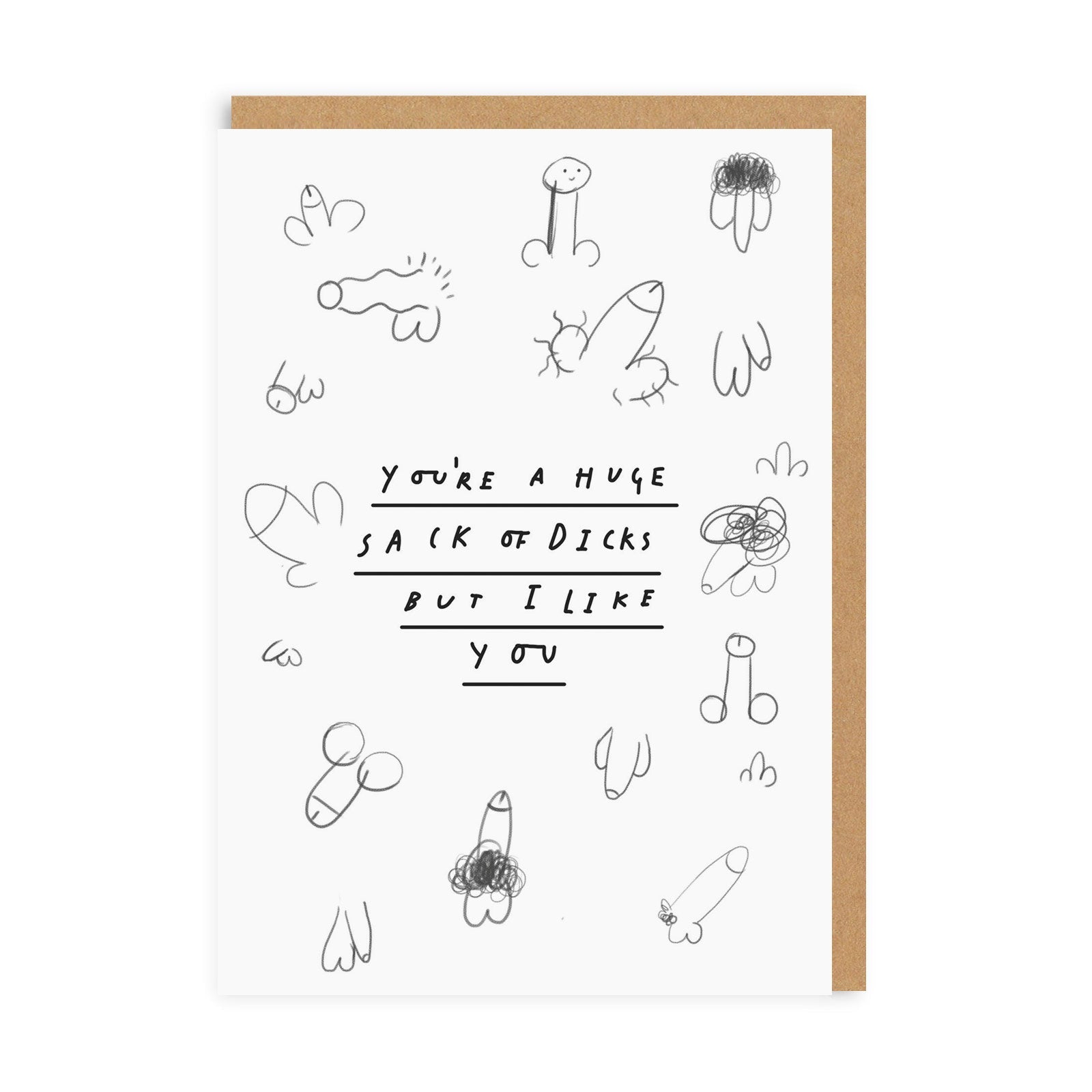 Sack 'O Dicks Greeting Card