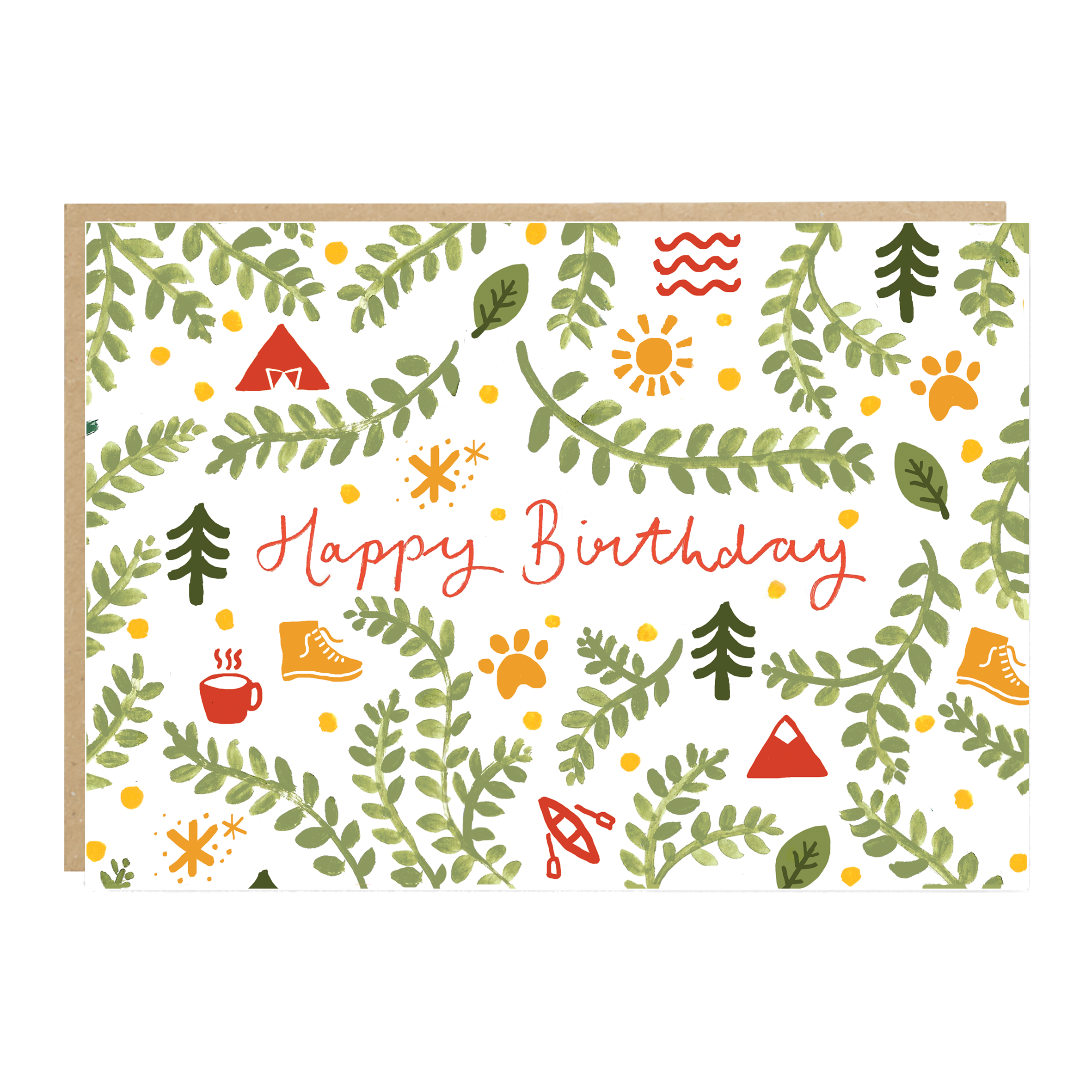 Happy Birthday Camp card