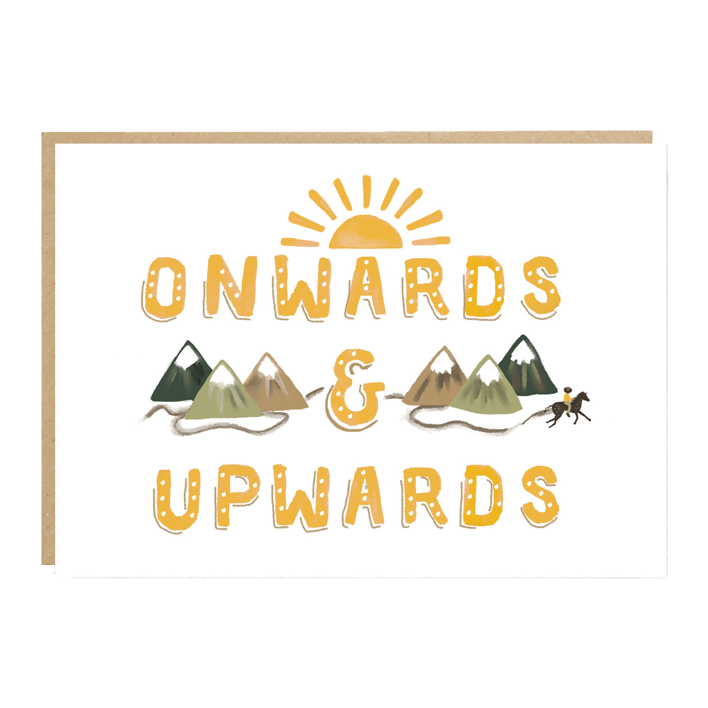 Onwards and Upwards card