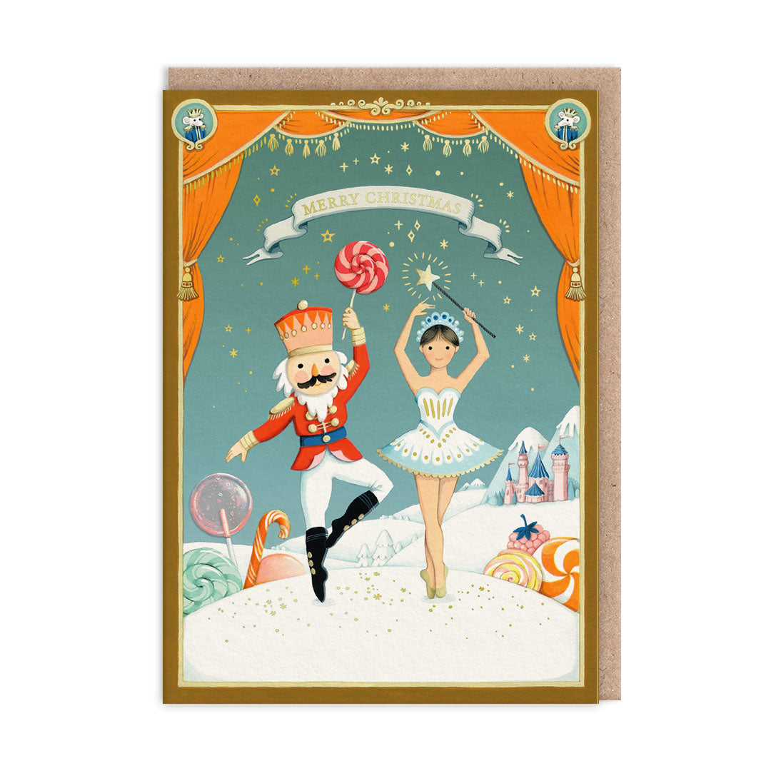 Nutcracker Theme Christmas Card