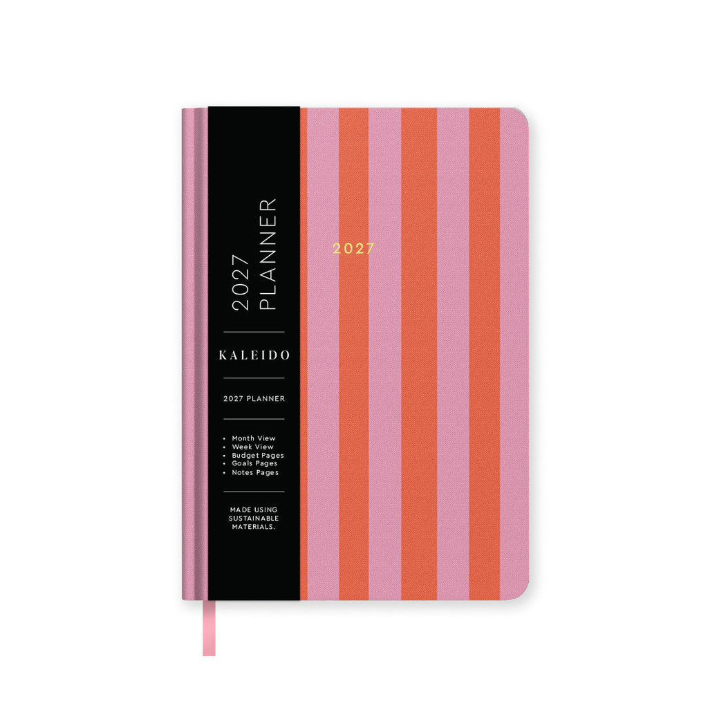 2027 Candy Stripe Hardback Diary A5