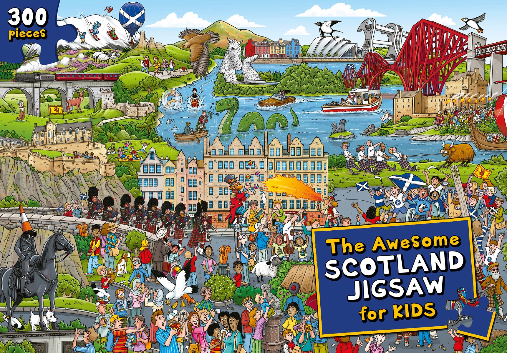 Awesome Scotland - 300 Piece Jigsaw for Children