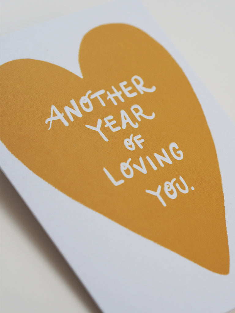 Another year loving you Card
