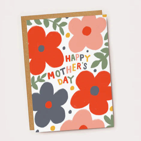 Happy Mother's Day, colourful flowers Card