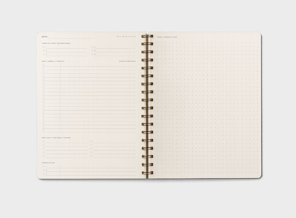 DAILY PLANNER | FORM - DARK BLUE