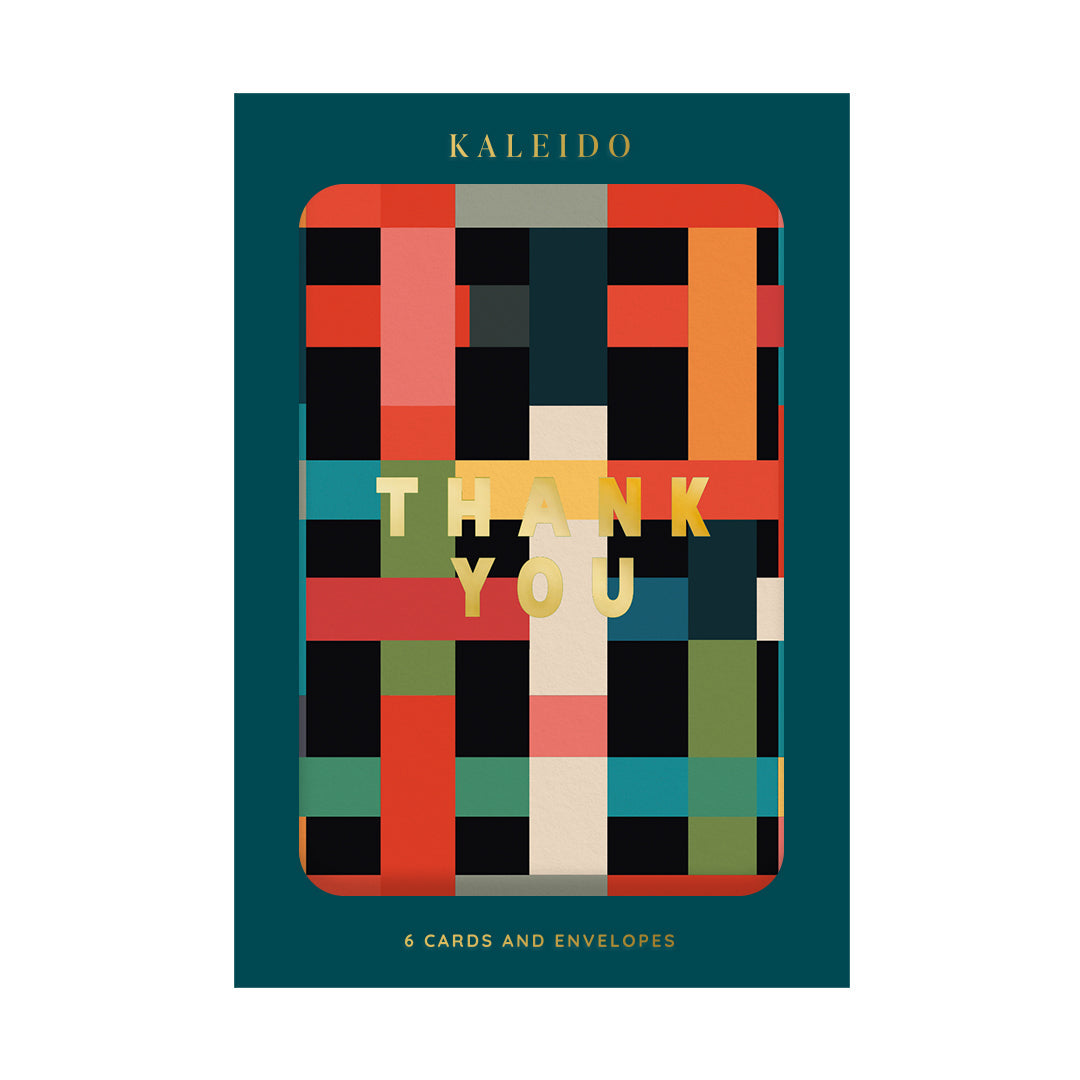 Plaid Thank You Card Set