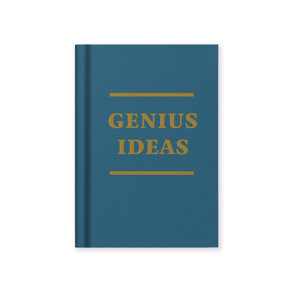 Genius Ideas Fabric Hardback Notebook (A7)