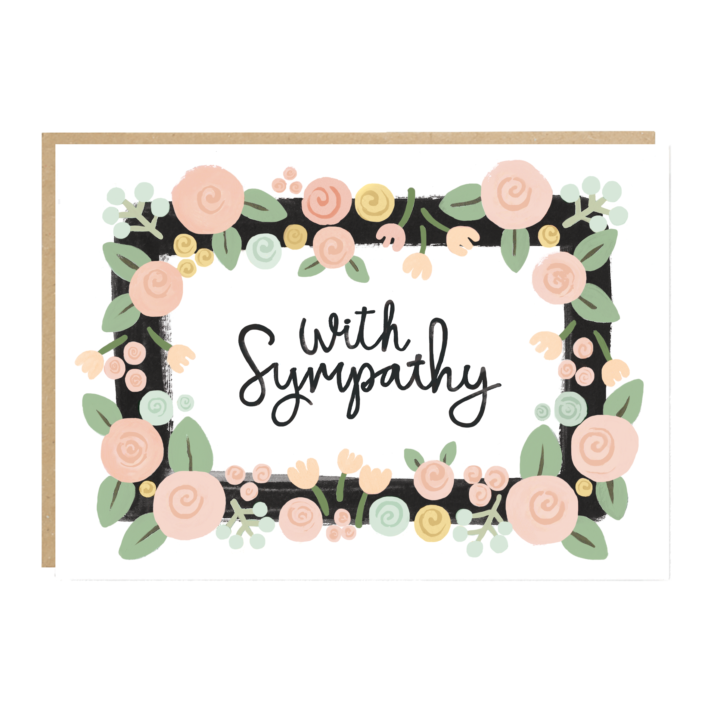 With Sympathy card