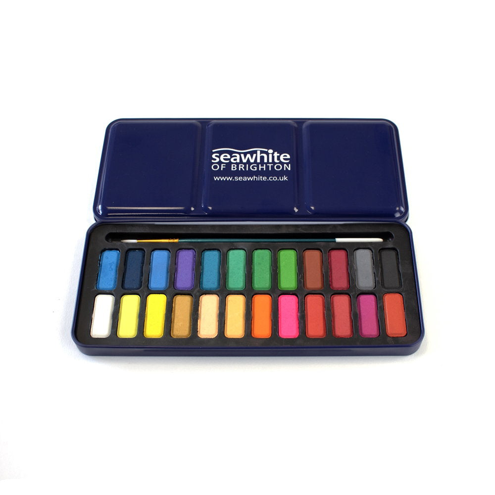 Watercolour Paint Tin - 24 Colour