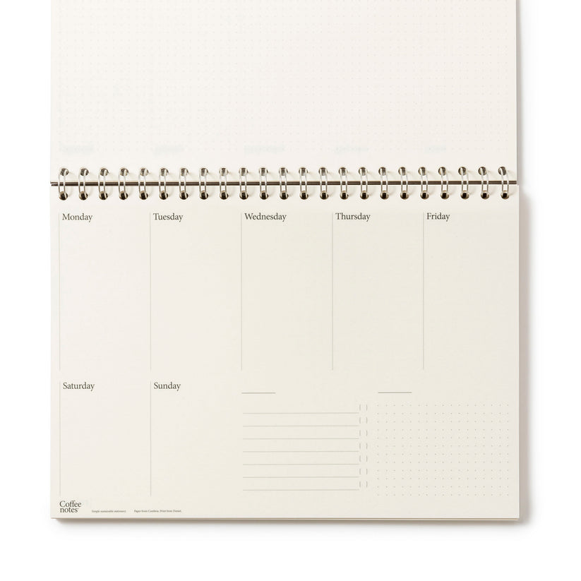 Marine Blue Weekly Planner