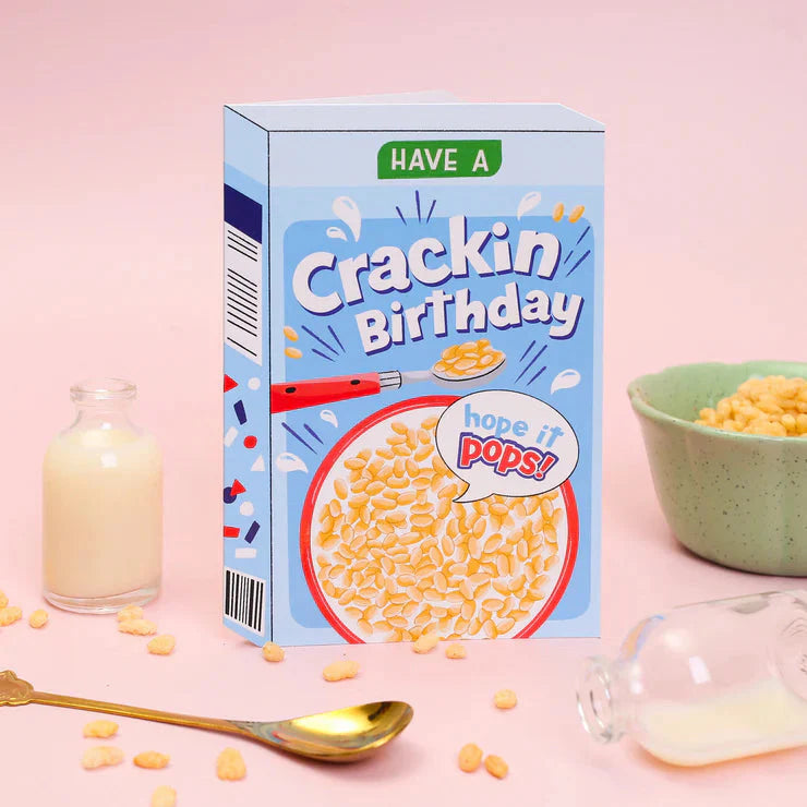Crackin Birthday Cereal card