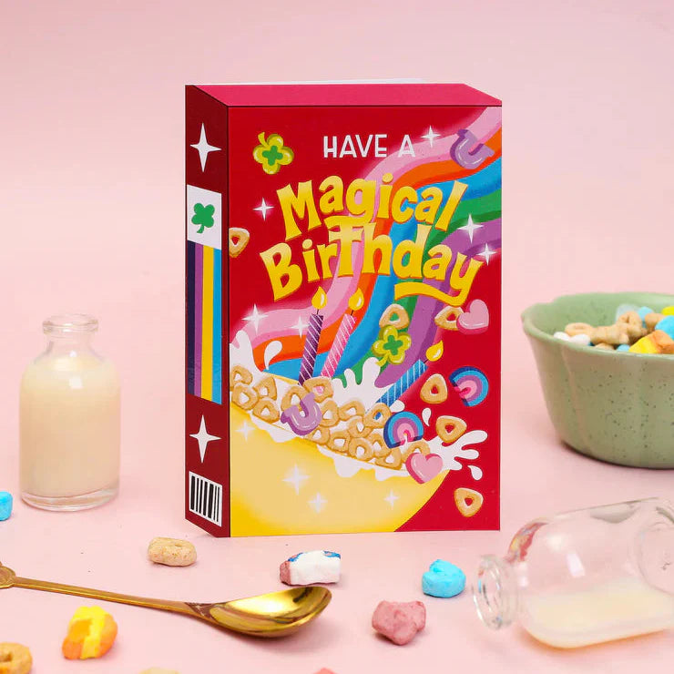 Magical Birthday Cereal card
