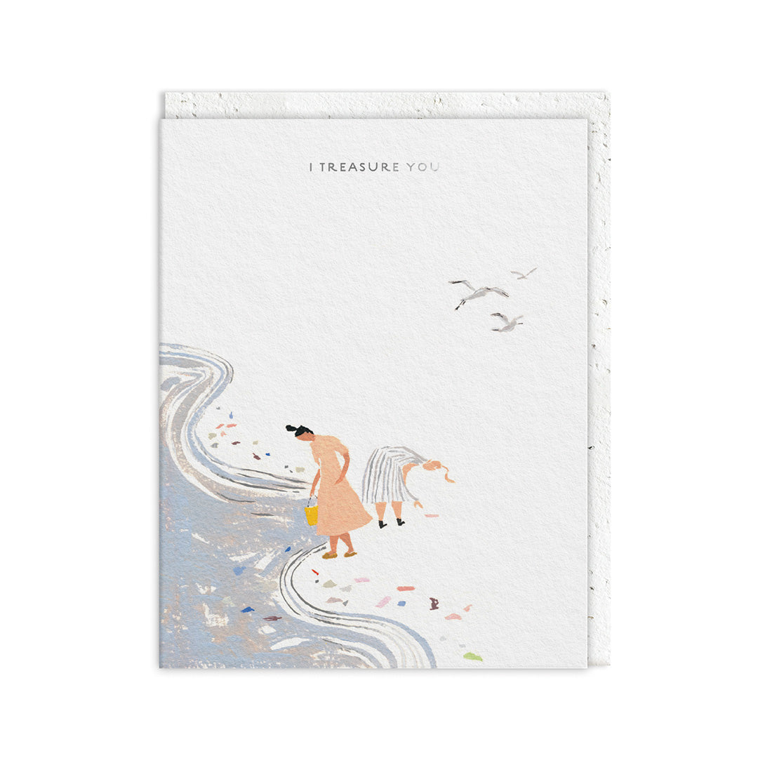 I Treasure You Greeting Card