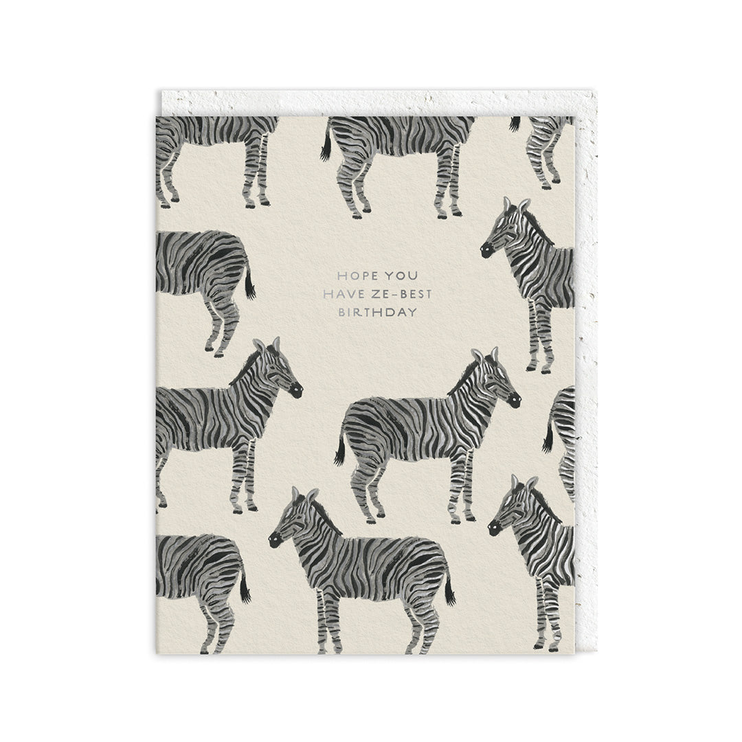 Ze-Best Birthday Greeting Card
