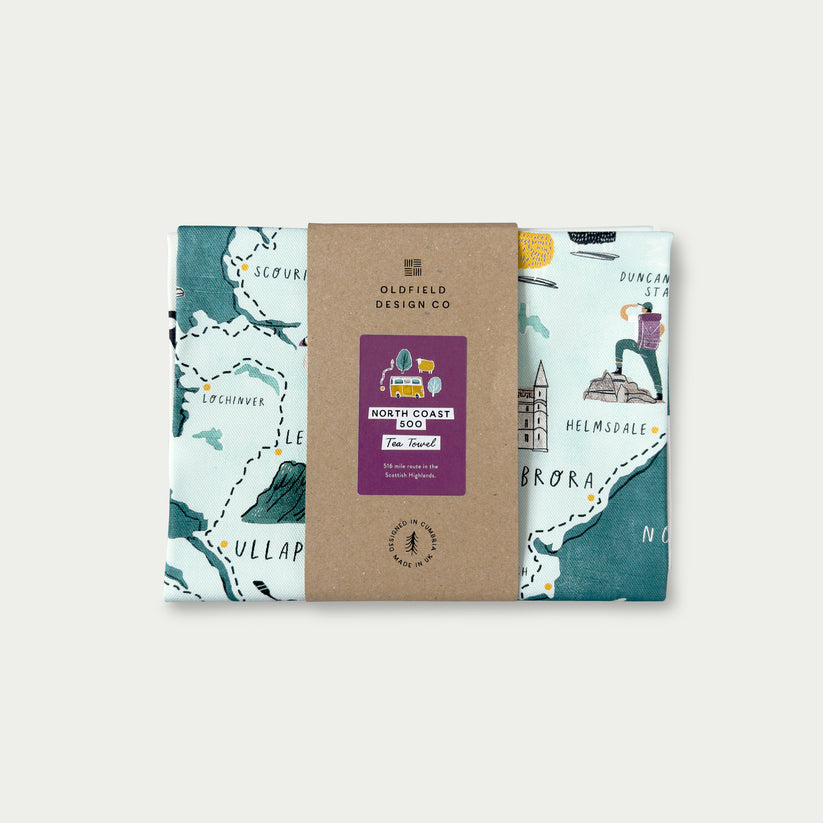 North coast 500 tea towel
