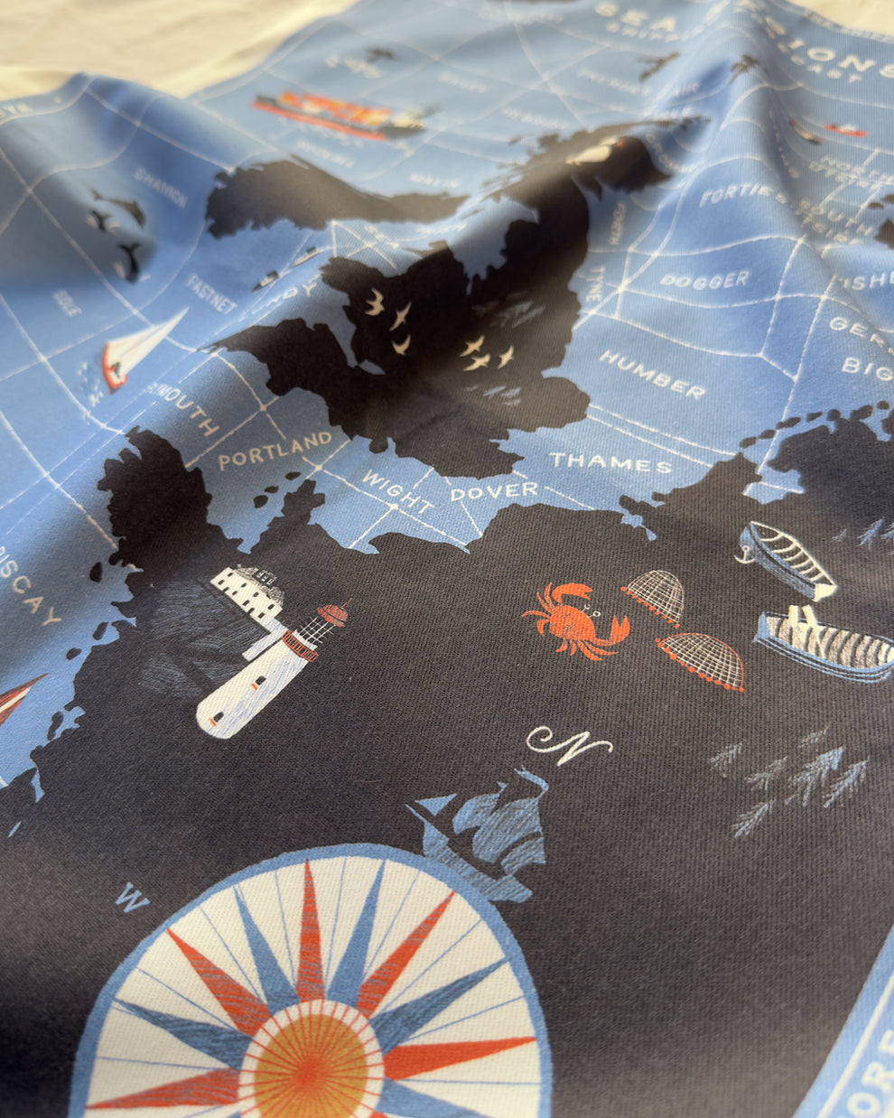 Shipping Forecast Tea Towel