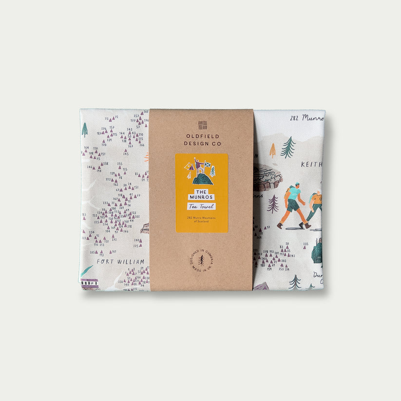 The Munros tea towel