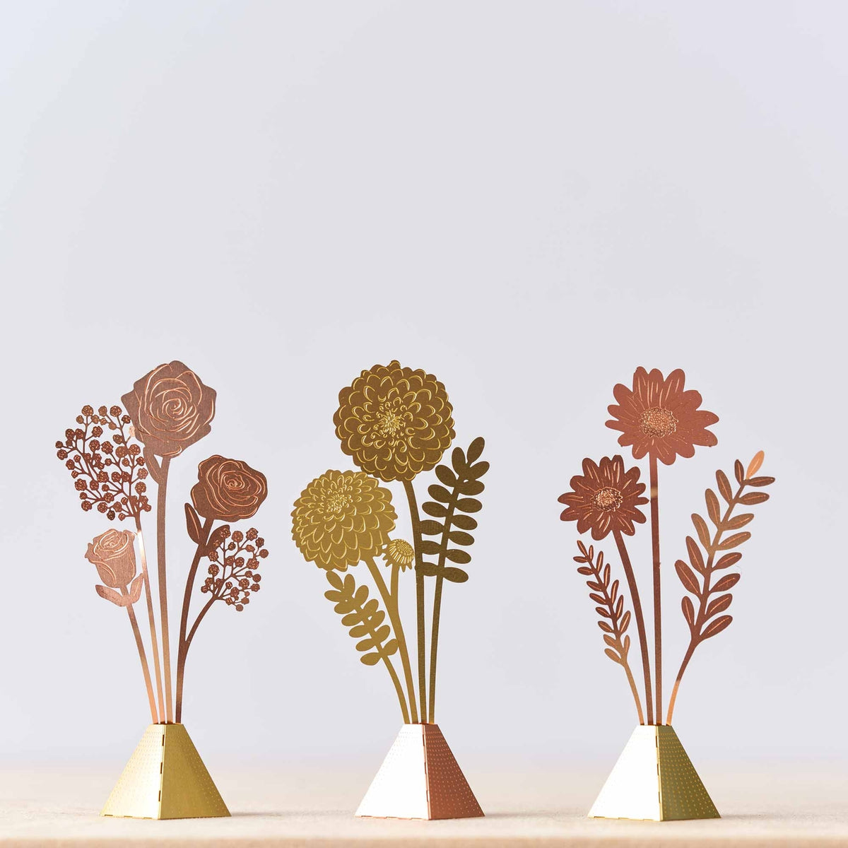 Cosmos Tiny Bouquet - Copper