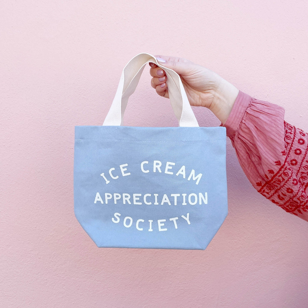 Ice Cream Appreciation Society - Little Light Blue Bag