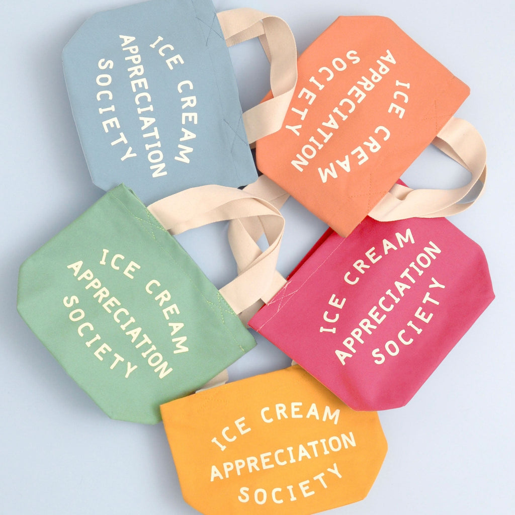 Ice Cream Appreciation Society - Little Light Blue Bag